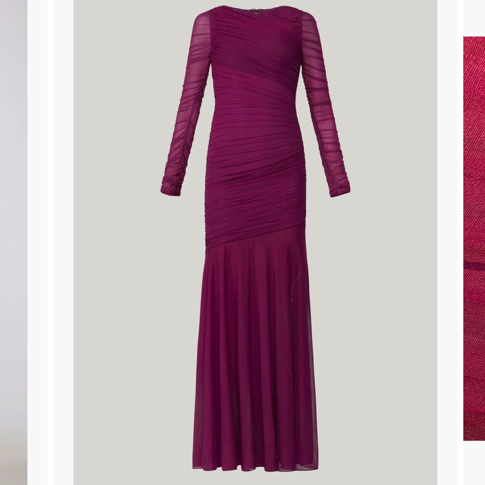 Herve Leger Ruched Gown